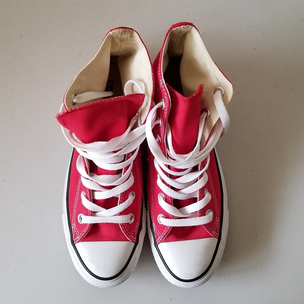 Red Converse Chuck Taylors